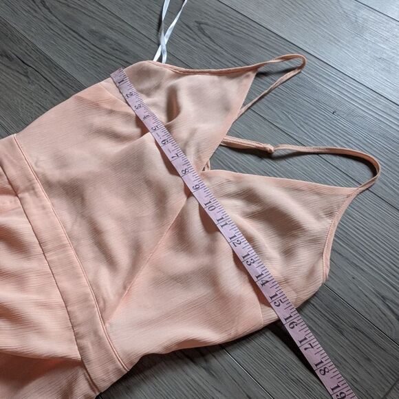 Lovers + Friends Soulmate Surplice Mini Dress Papaya ASO Jane The Virgin Medium - Picture 4 of 10